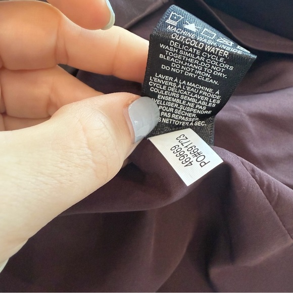 RW&CO. Women's Deep Burgundy Vegan Leather Skirt Size 10 - Picture 8 of 8